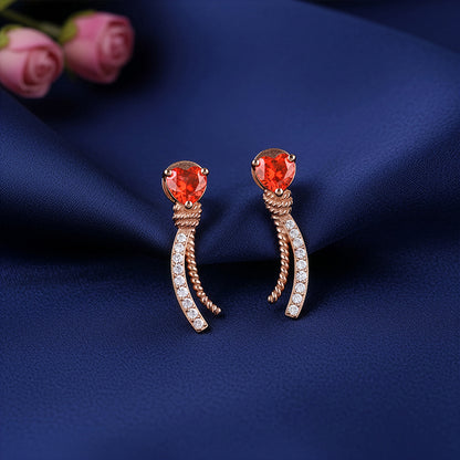 Rose Gold Sway With Me Earrings