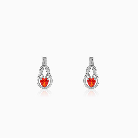 Silver Silent Vows Earrings