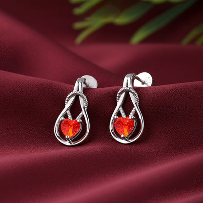 Silver Silent Vows Earrings