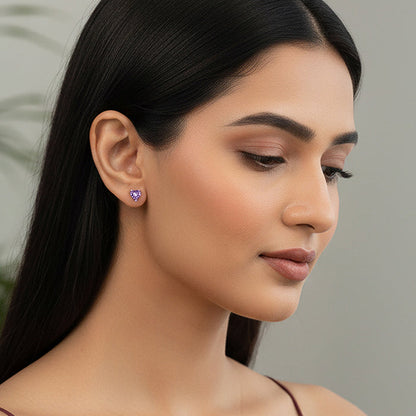Silver Stuck on You Earrings