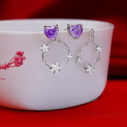 Silver Stuck on You Earrings