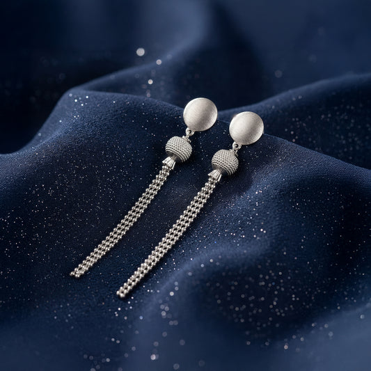 Silver Slow Dance Danglers
