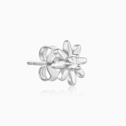 Silver Posy Earrings