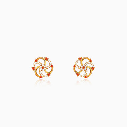 Golden Arianrhod Earrings