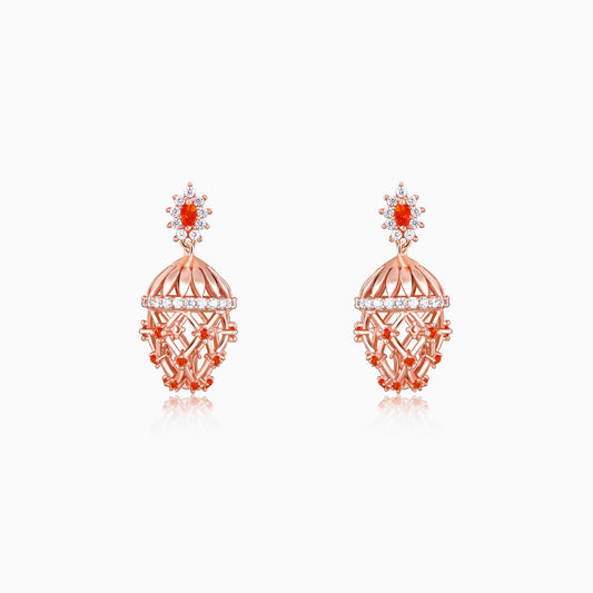 Rose Gold Amaterasu Earrings