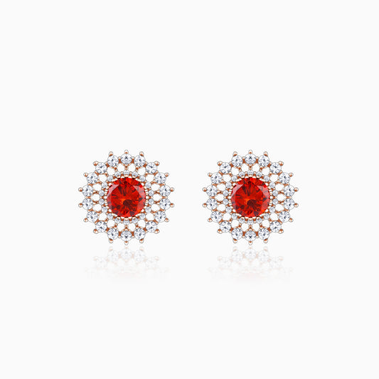 Rose Gold Rukmini Earrings