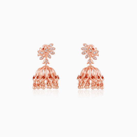 Rose Gold Ataecina Jhumki
