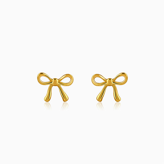 Golden Tied with Love Earrings