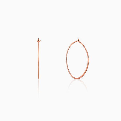 Rose Gold Magical Hoop Earrings