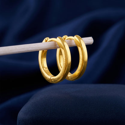 Golden Shine Hoop Earrings
