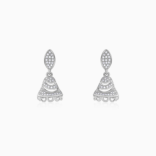Silver Meher Jhumki 