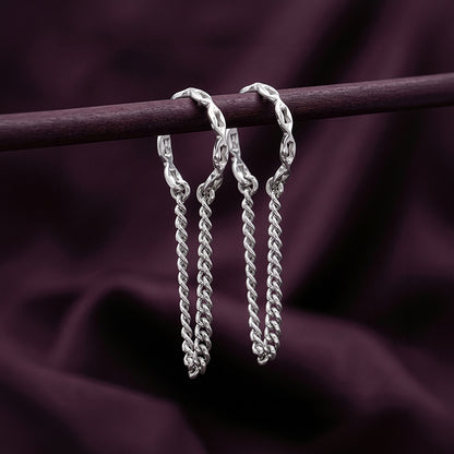 Silver Linkora Ear Cuffs