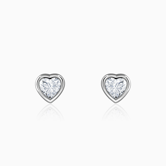 Silver Lovely You Studs