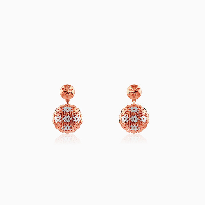 Kriti Sanon Dual Tone Evelia Silver Earrings