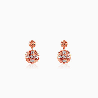 Kriti Sanon Dual Tone Evelia Silver Earrings