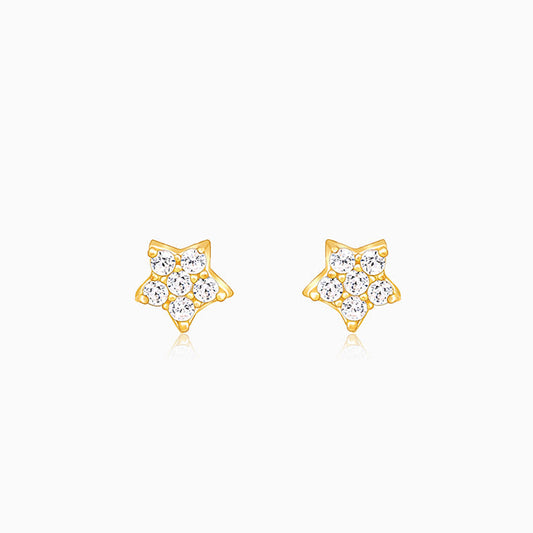 Golden Star Constellation Tiny Studs