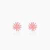 Rose Gold Floral Dreams Studs