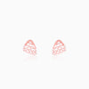 Rose Gold Set-Square Earrings
