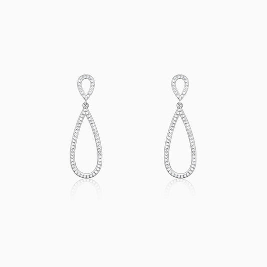 Silver Elegant Drop Earrings