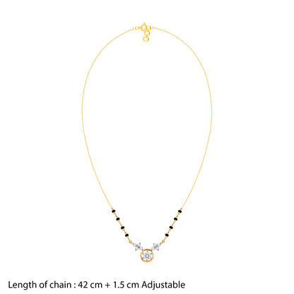 Gold Swapna Lab Grown Diamond Mangalsutra
