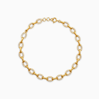 Anushka Sharma Gold Celestial Link Lab Grown Diamond Bracelet
