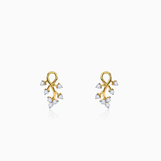 Gold Virelle Lab Grown Diamond Earrings