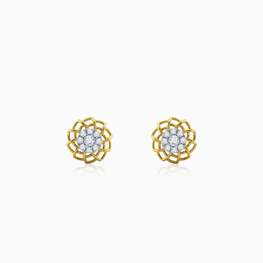 Gold Fumeterre Lab Grown Diamond Earrings