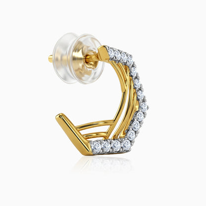 Gold Leoni Lab Grown Diamond Earrings