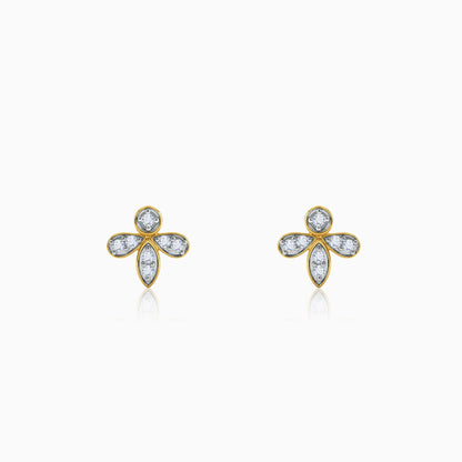 Gold Luna Spark Lab Grown Diamond Earrings