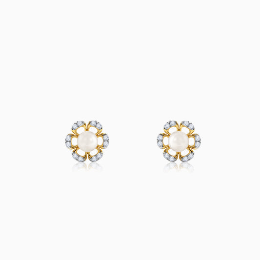 Gold Zahra Shine Lab Grown Diamond Studs