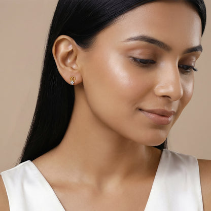 Gold Luv Lab Grown Diamond Studs