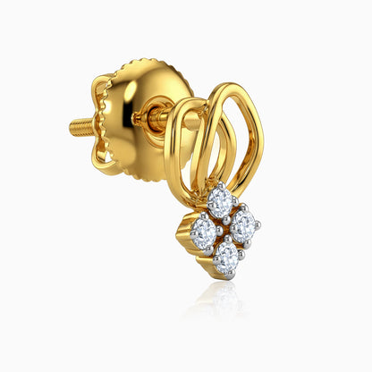 Gold Luv Lab Grown Diamond Studs