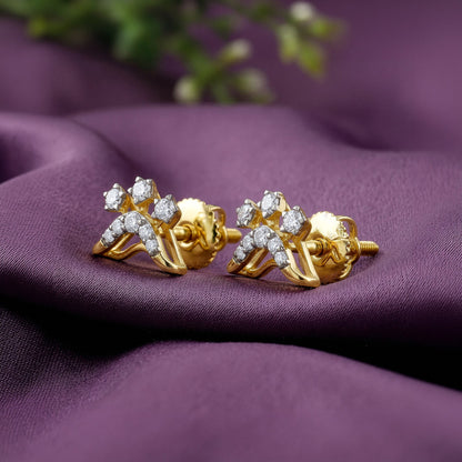 Gold Seraphina Lab Grown Diamond Earrings