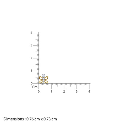 Gold Hedylidae Lab Grown Diamond Earrings