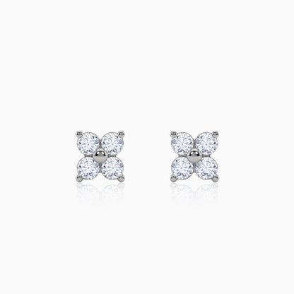 Gold Fresh Bloom Lab Grown Diamond Earrings