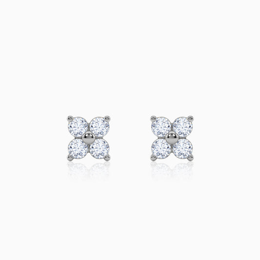 Gold Fresh Bloom Lab Grown Diamond Earrings