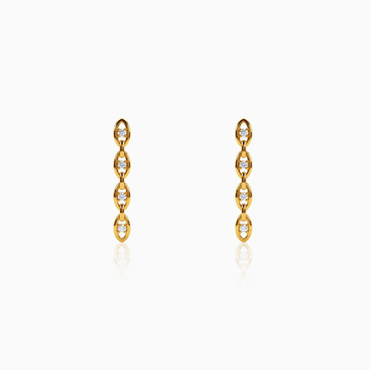 Anushka Sharma Gold Luminous Veil Lab Grown Diamond Earrings