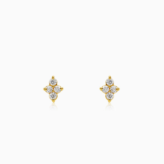 Gold Prism Shine Lab Grown Diamond Studs