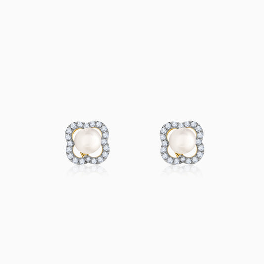 Gold Lumineuse Shine Lab Grown Diamond Earrings