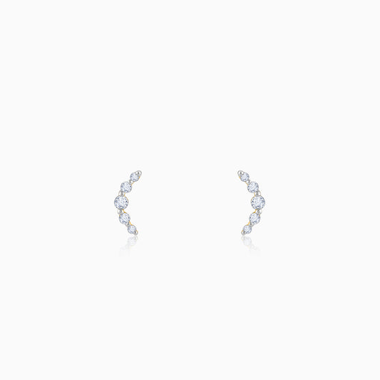 Gold Arc of Beauty Lab Grown Diamond Earrings