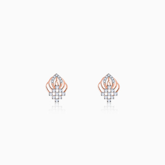 Rose Gold Wonderful Whimsy Diamond Earrings