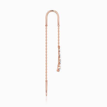 Rose Gold Kiran Sui Dhaaga Lab Grown Diamond Earrings
