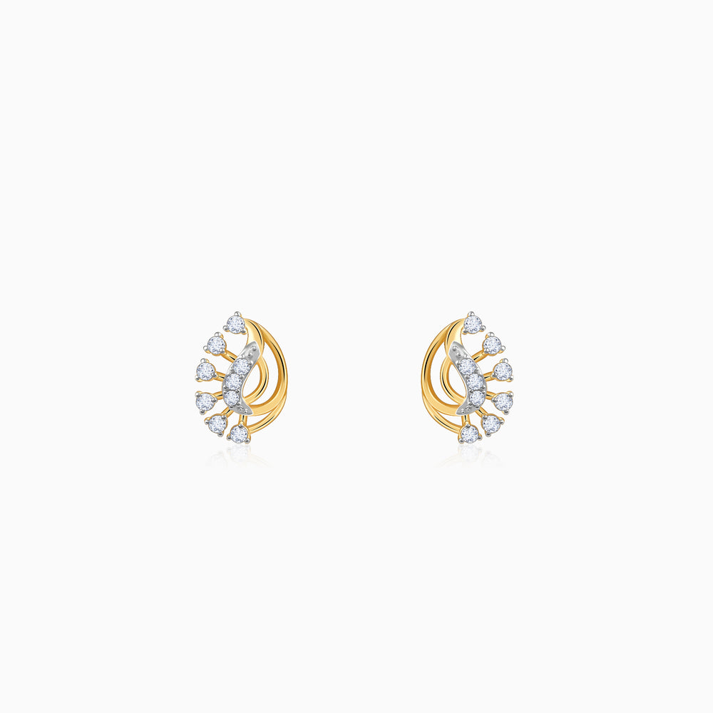 Gold Seraphina Lab Grown Diamond Studs