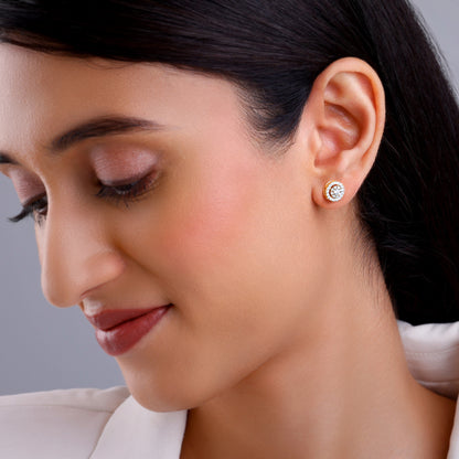 Gold After Glow Lab Grown Diamond Earrings