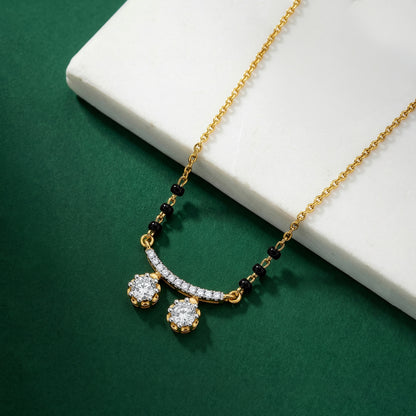 Gold Tavisha Lab Grown Diamond Mangalsutra