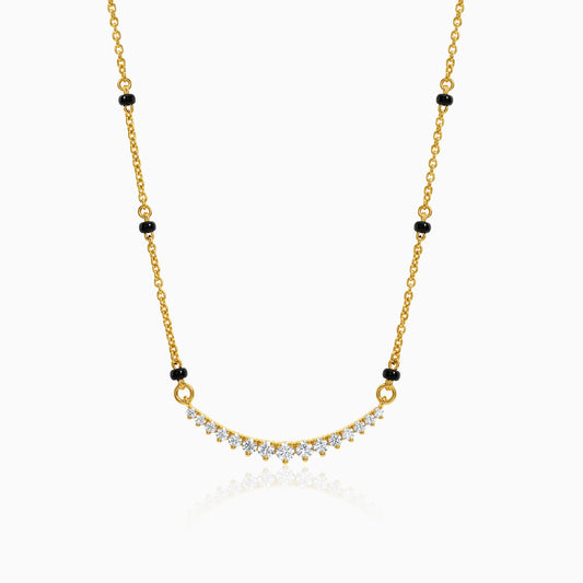 Gold Zariya Love Lab Grown Diamond Mangalsutra