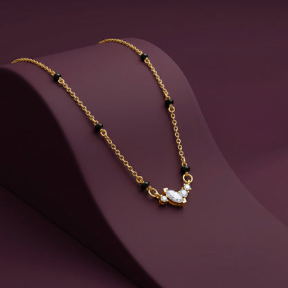 Gold Trisha Lab Grown Diamond Mangalsutra