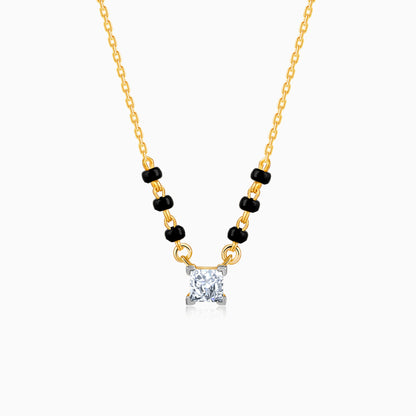 Anushka Sharma Gold Premala Solitaire Lab Grown Diamond Mangalsutra
