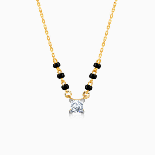 Anushka Sharma Gold Premala Solitaire Lab Grown Diamond Mangalsutra