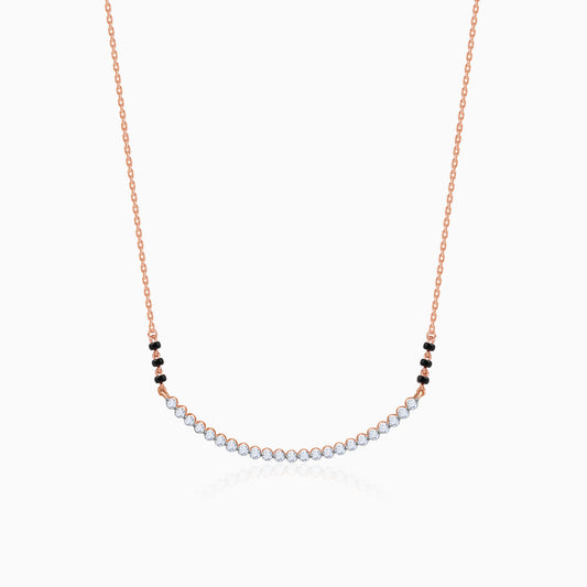 Rose Gold Suchitra Diamond Mangalsutra